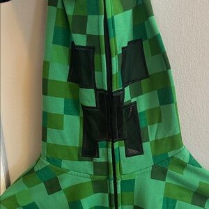 Green Minecraft Kids Jacke